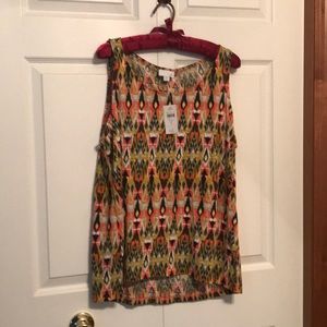 J. Jill patterned tank